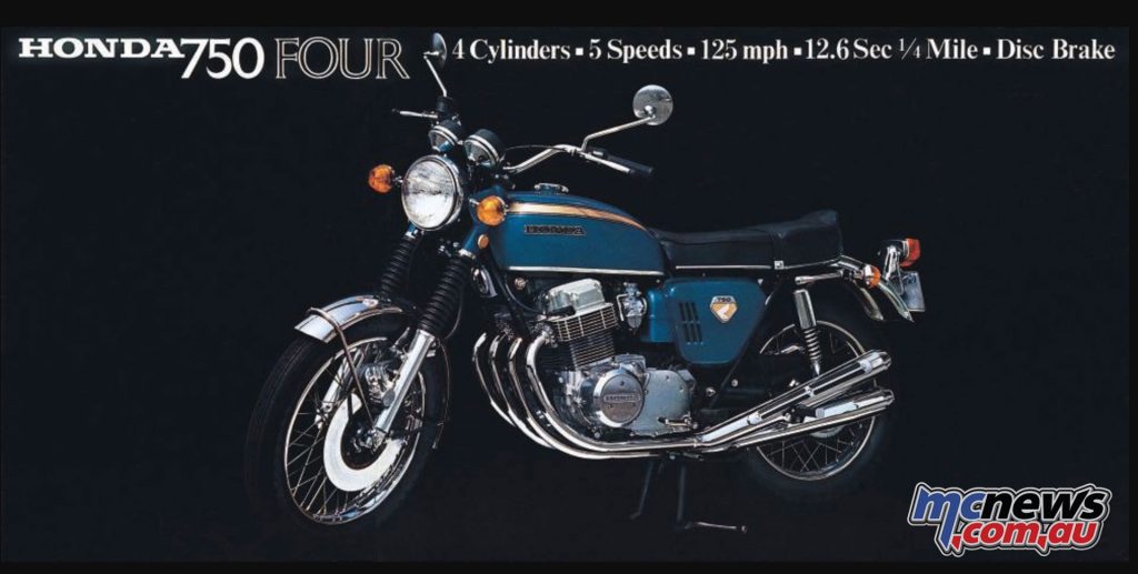 The Honda CB750 Four brochure from back in the day