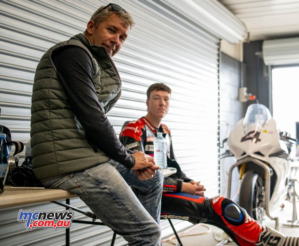 Troy Bayliss and Broc Pearson - Image RbMotoLens