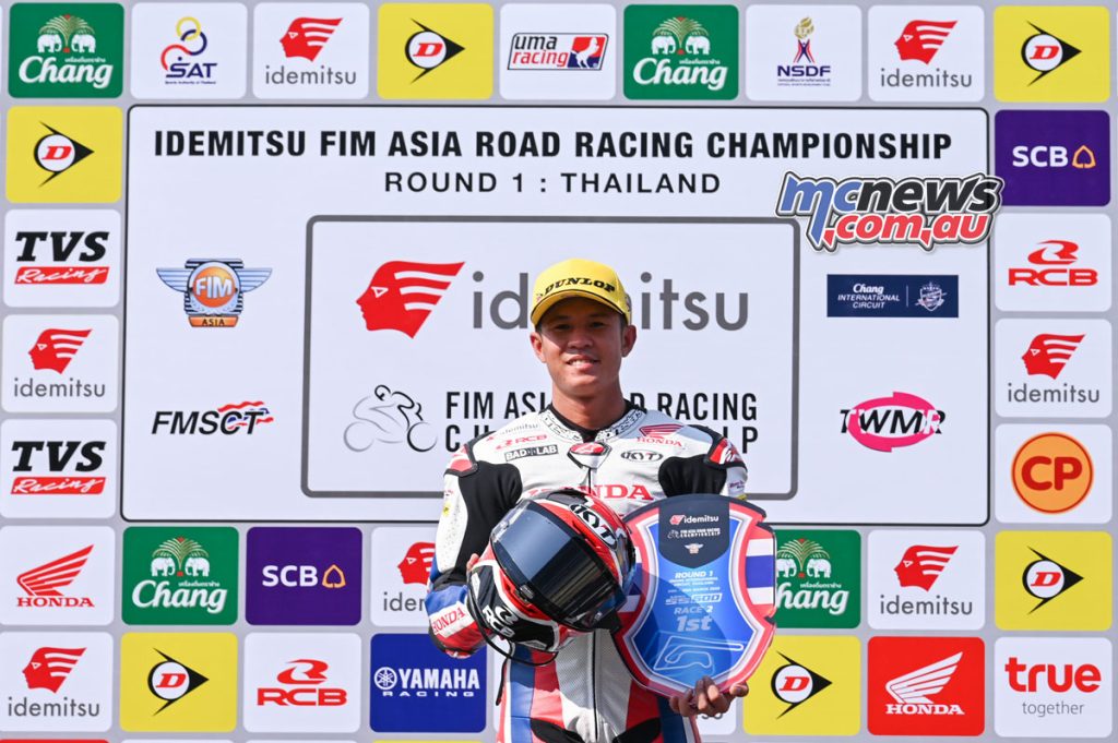 Khairul Idham Pawi took the Supersport 600 win