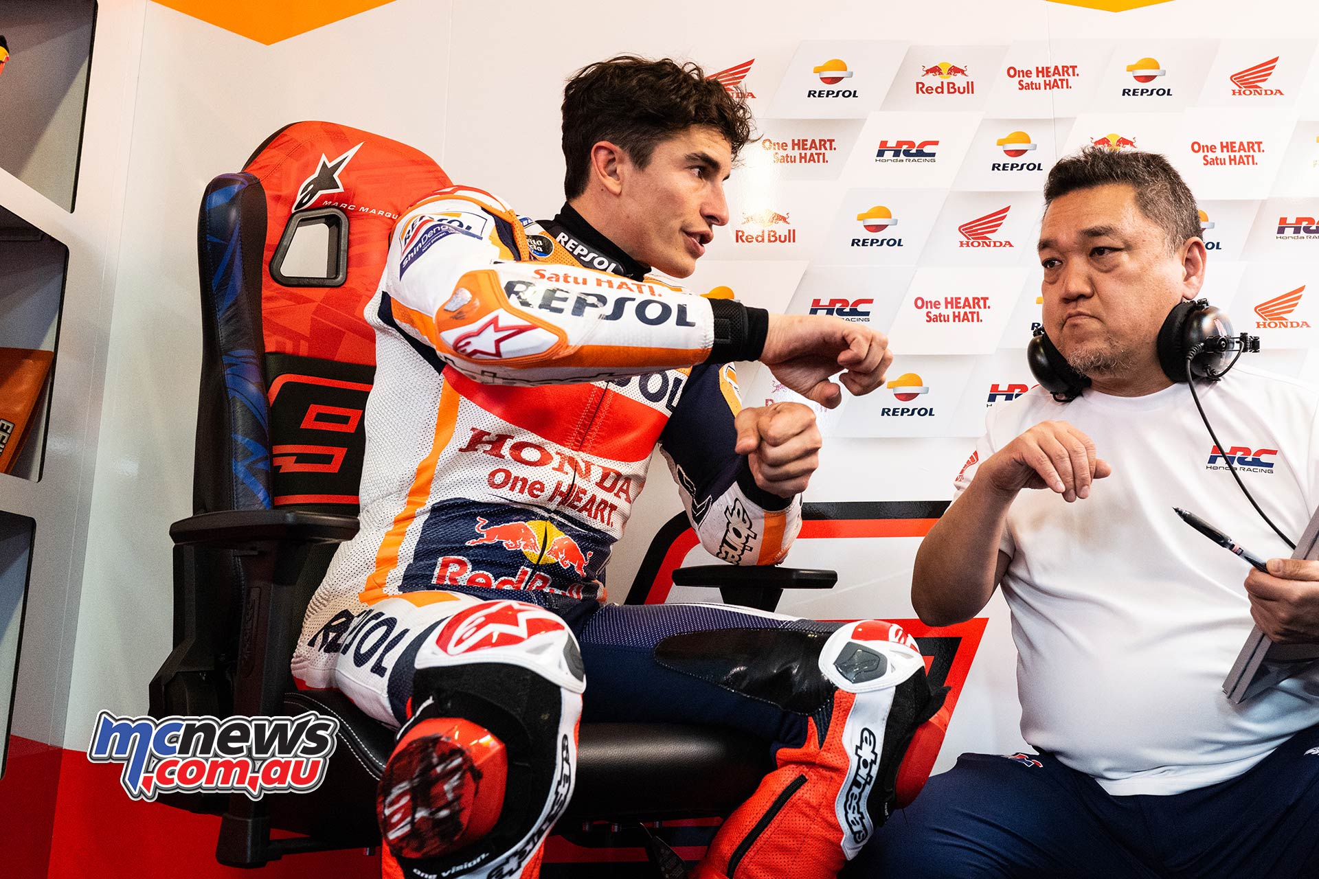 Video: Marc Márquez in action at the Portimão tests - Motorcycle Sports