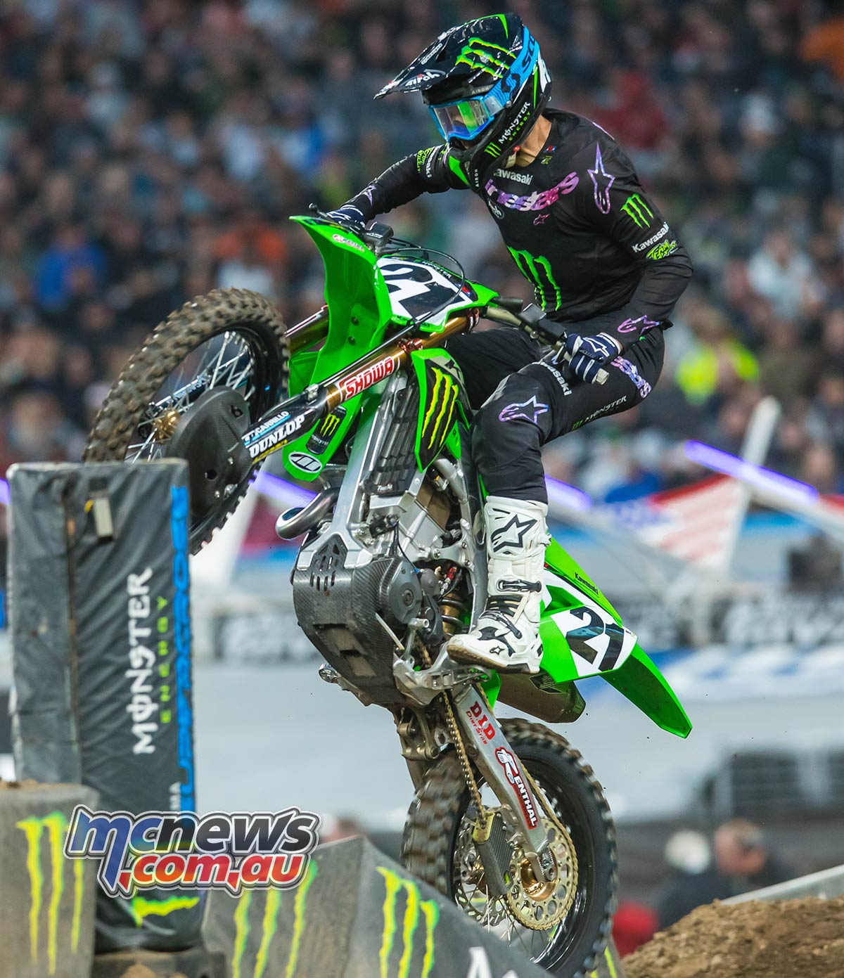 Monster image drop from New Jersey AMA Supercross MCNews