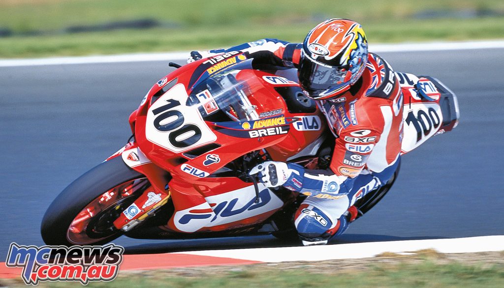 Hodgson easily won the 2003 World Superbike Championship