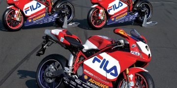 Ducati 999R The Fila edition celebrated 200 WSBK victories