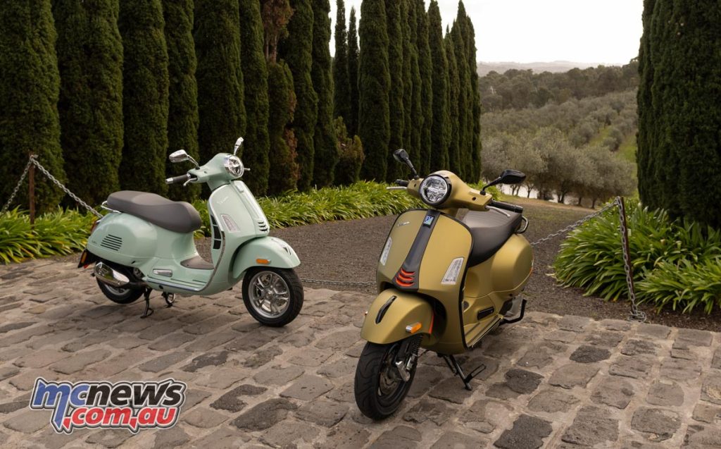 The new Vespa GTS 300 Classic and Supersport were just launched