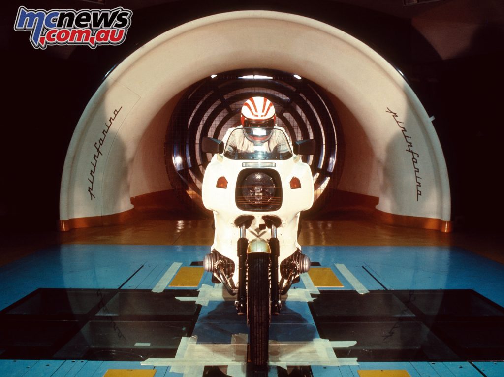 The R100 RS in the wind tunnel 1976
