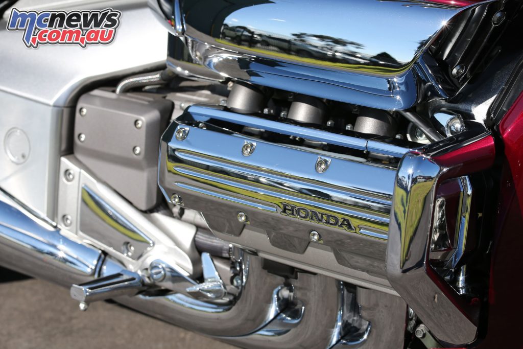 The engine was basically a modified Honda Gold Wing flast-six