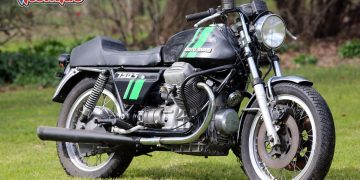 Underneath the new styling the 750 S was very similar to the final V7 Sport