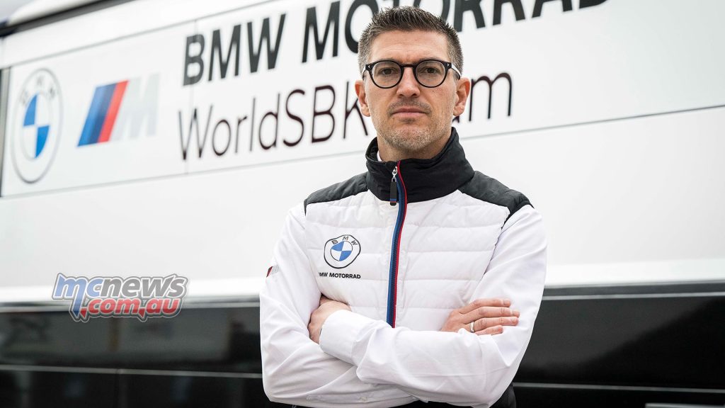 Technical Director of BMW Motorrad Motorsport, Christian Gonschor