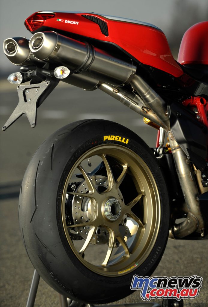 Forged Marchesini wheels graced the 1098 R