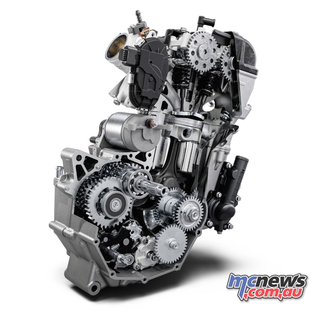 2024 KTM 390 Duke engine