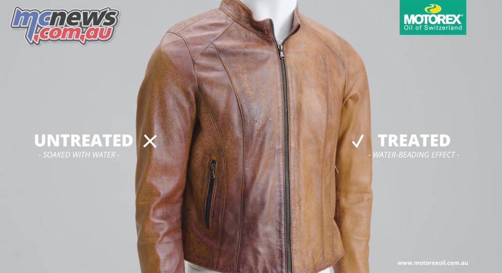 MOTOREX Protex Spray will protect leather, without drying it out