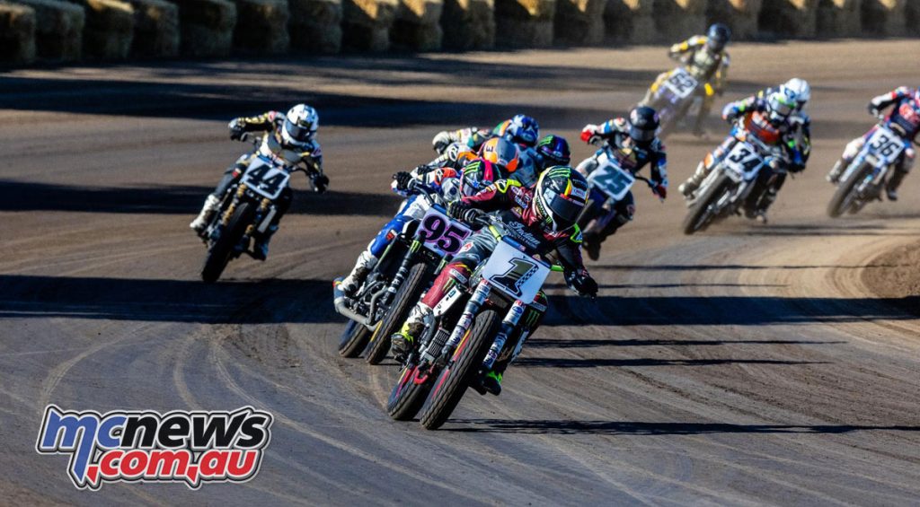 Jared Mees in the lead at Spring Mile I