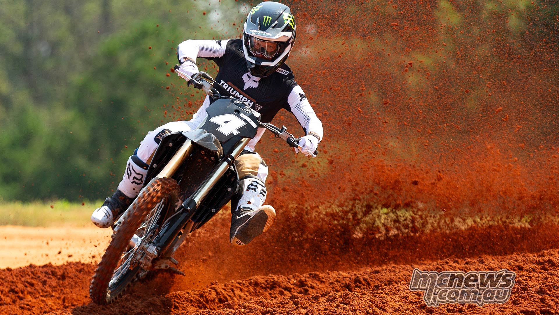 Ricky Carmichael rides Triumph MX bike in new action video | MCNews