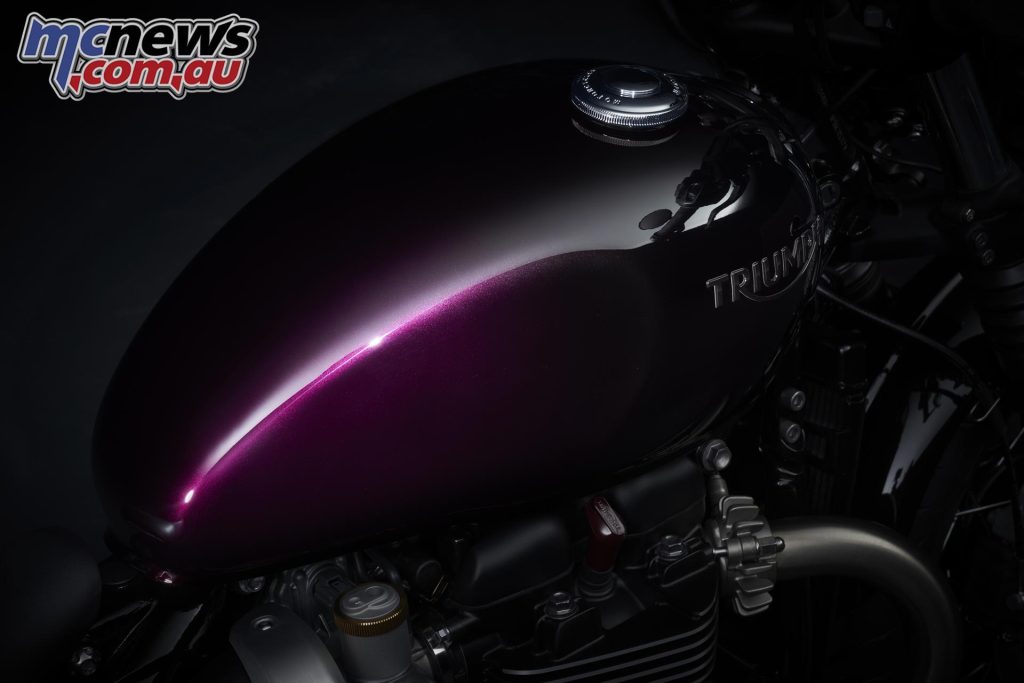 2024 Triumph Bobber Purple Stealth Edition