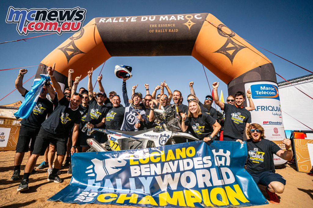 Luciano Benavides is 2023 World Rally-Raid Champion