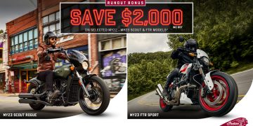 Indian Motorcycle Runout Bonus