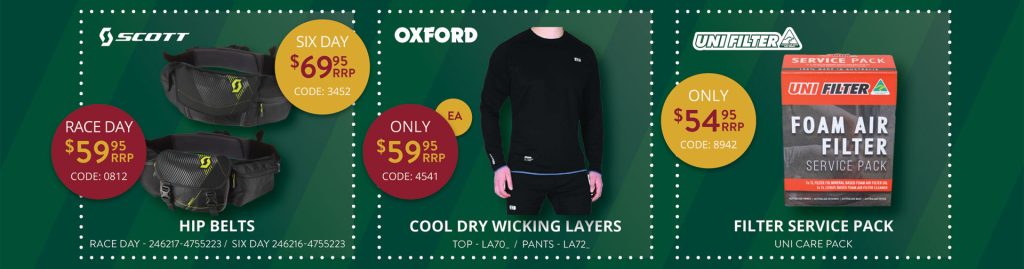 Scott Hip Belt, Oxford Cool Dry Wicking Layers, Unifilter Service Pack