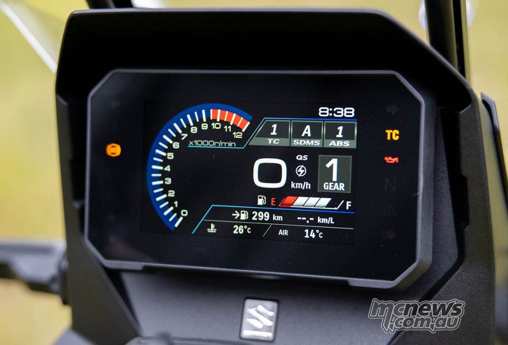 The 800DE remembers your electronic settings, including TC set to off