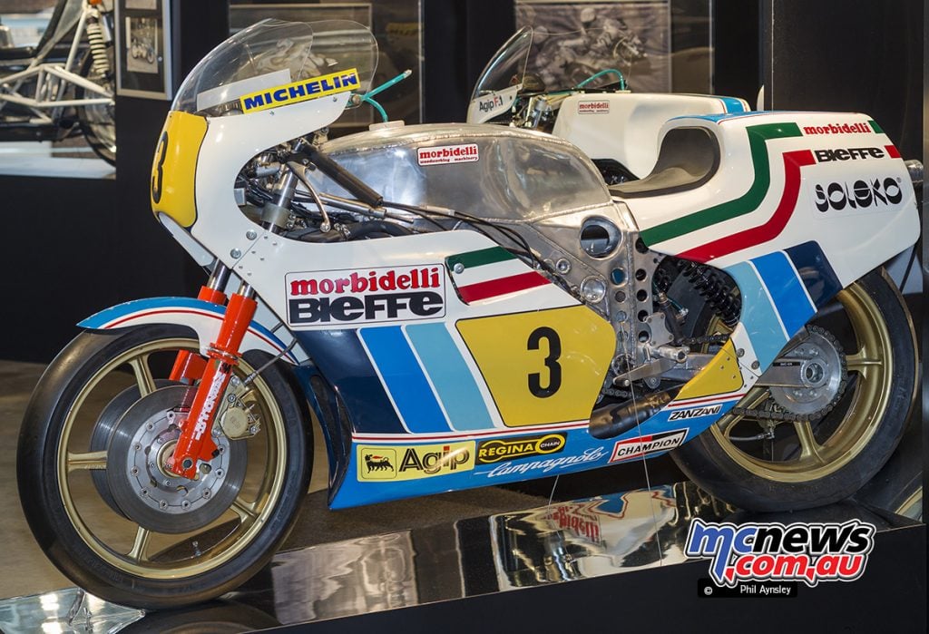 A 1980 500/4 photographed in the Barber Museum, Alabama.