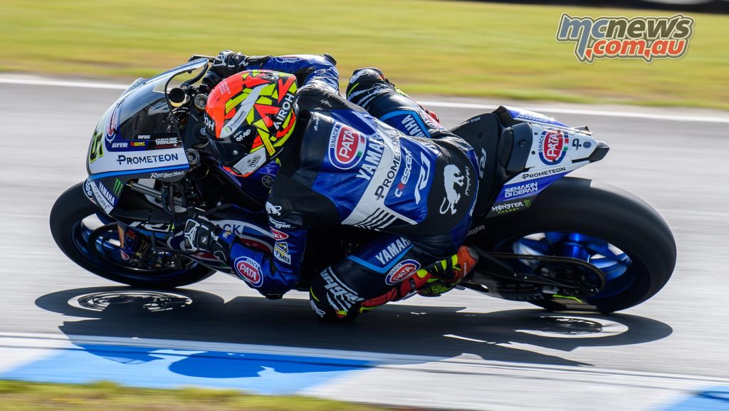 Recapping Tuesday morning WorldSBK Testing action from P.I. MCNews