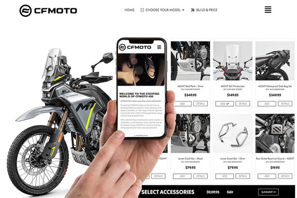 CFMOTO's new 450 LAMS microsite launches!
