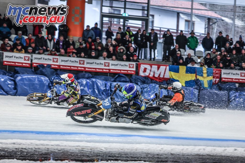 Martin Haarahiltunen at 2024 FIM Ice Speedway Gladiators World Championship, Inzell - Image by GOOD-SHOOT.COM