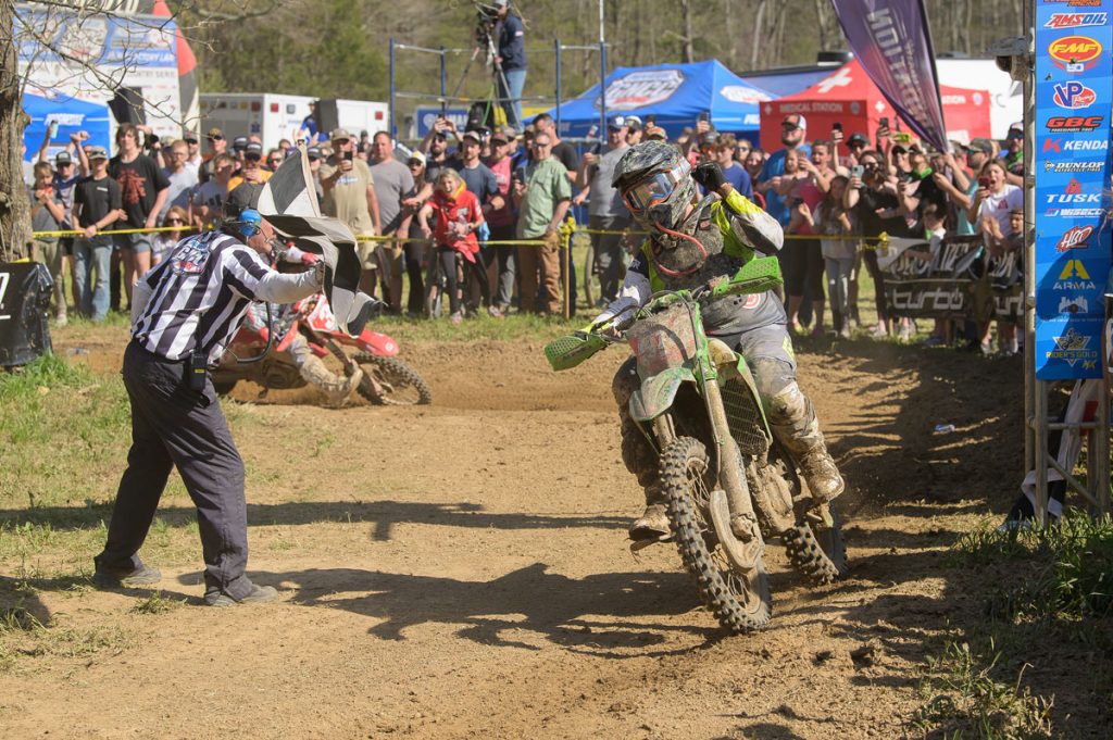 Steward Baylor claims his first GNCC win of 2024 - Image by Ken Hill