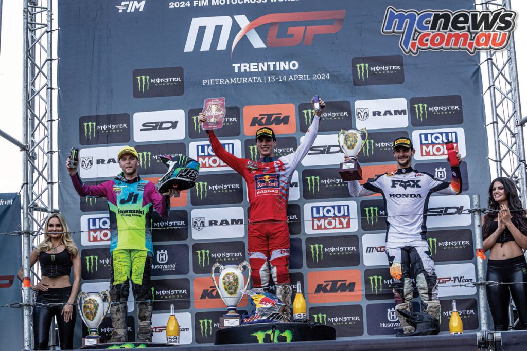 Jorge Prado topped the MXGP podium