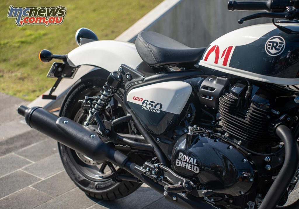 I wouldn't have guessed the Royal Enfield Shotgun weighs in at 240 kg fully fueled, it feels lighter
