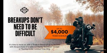 Breakups don’t have to be difficult – Trade Up with Harley-Davidson