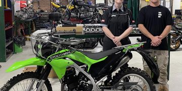 Brand-new Kawasaki KV230 Stockman donated to Mount Druitt TAFE