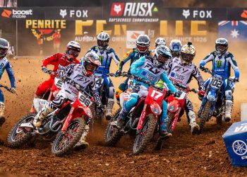 Honda riders dominate penultimate Aussie SX round in Adelaide