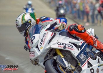 2024 Suzuki International Series Preview - British rider Peter Hickman, in action during the Suzuki International Series racing in New Zealand in 2018 - Image by Andy McGechan, www.BikesportNZ.com