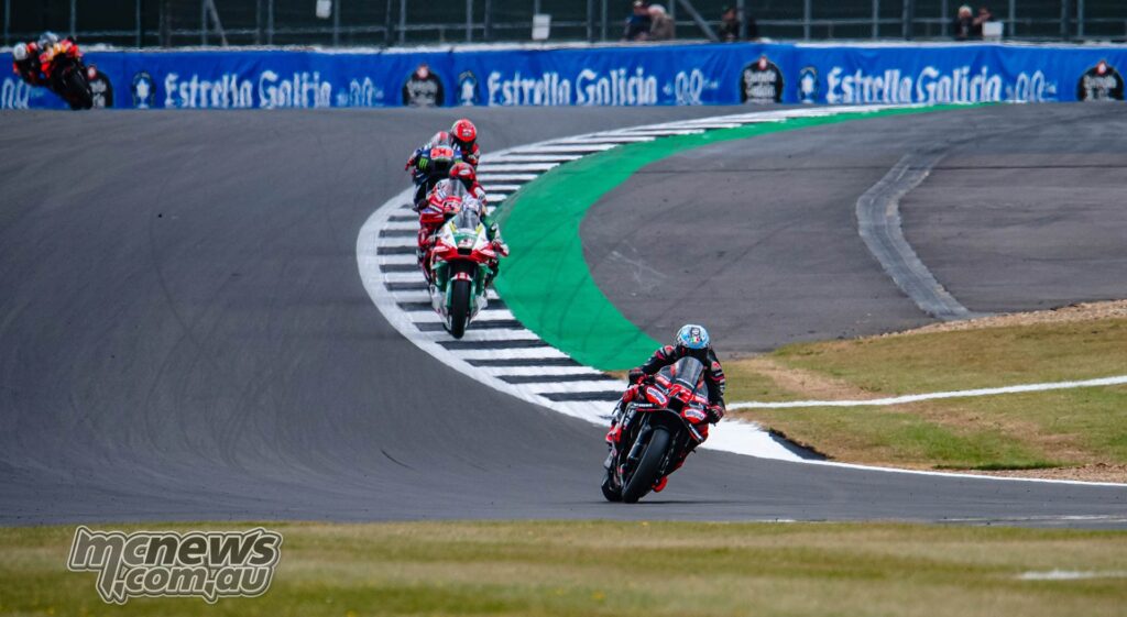 Marco Bezzecchi had to overtake more than a dozen riders in only ten laps on his way through to fourth