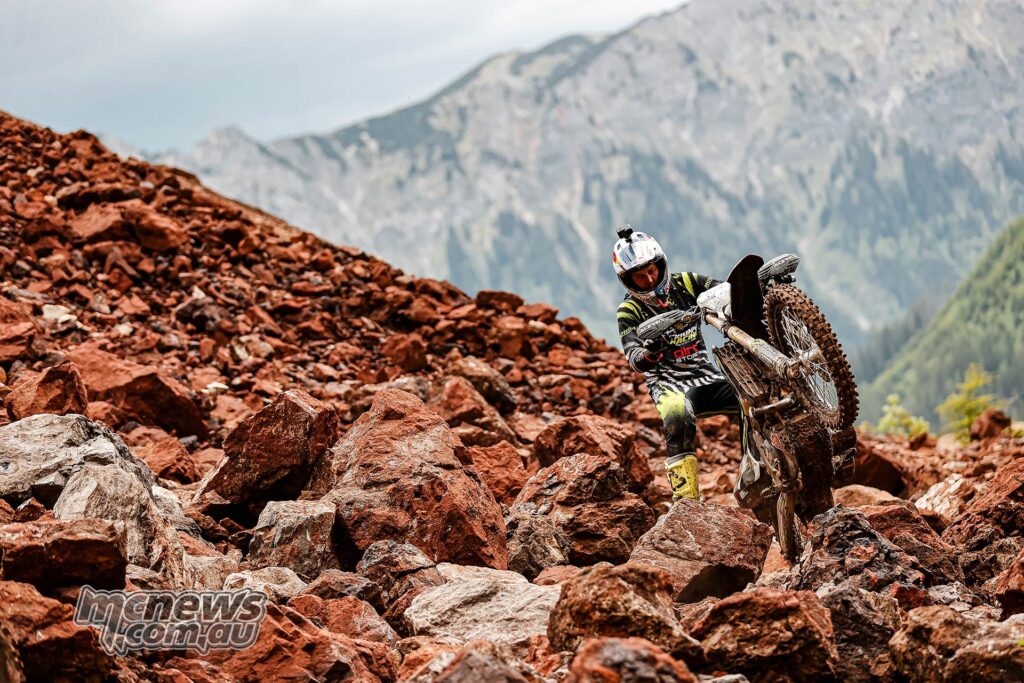 Jonny Walker was the only rider to finish on a four-stroke, conquering Erzberg on the new Triumph TF250-E