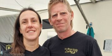 Eric Lenser and his French partner, Anais Rosset