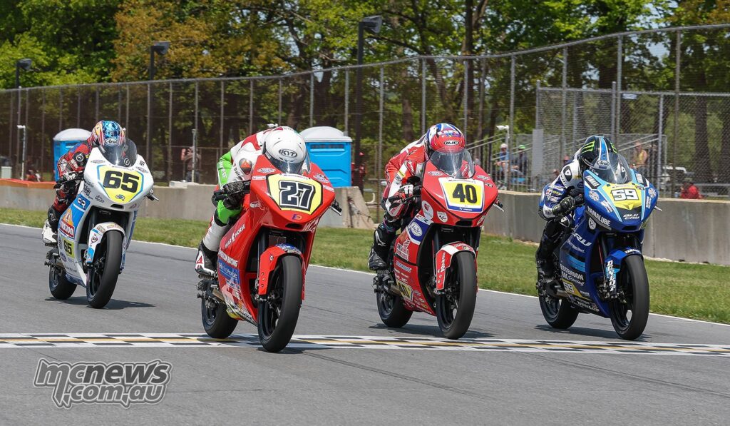 Parts Unlimited Talent Cup Race Two at Road America was a tight run affair!