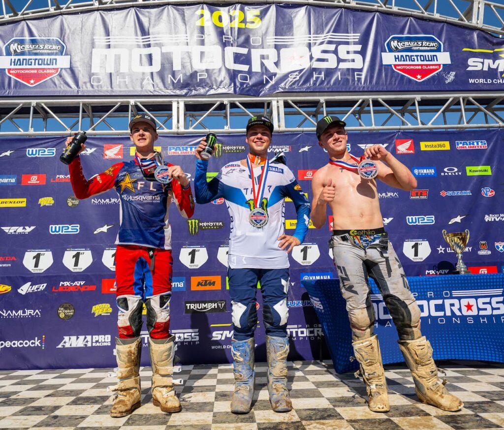 Kayden Minear took the Scouting Moto Combine Hangtown overall ahead of Landon Gibson and Leum Oehlof