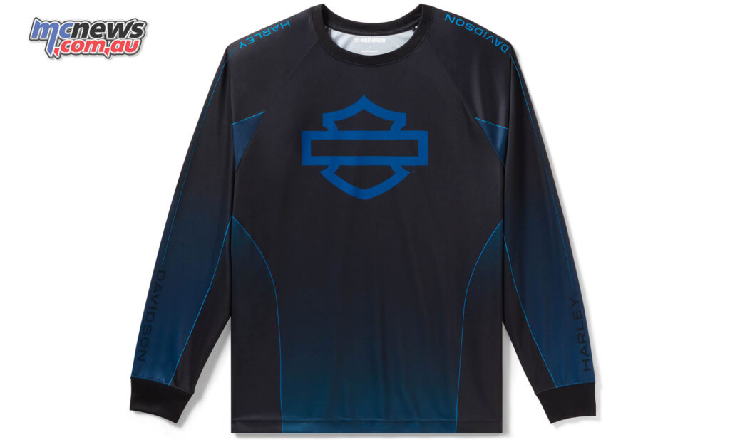 Harley Moto Jersey Knit (Blue) - $120.00 RRP
