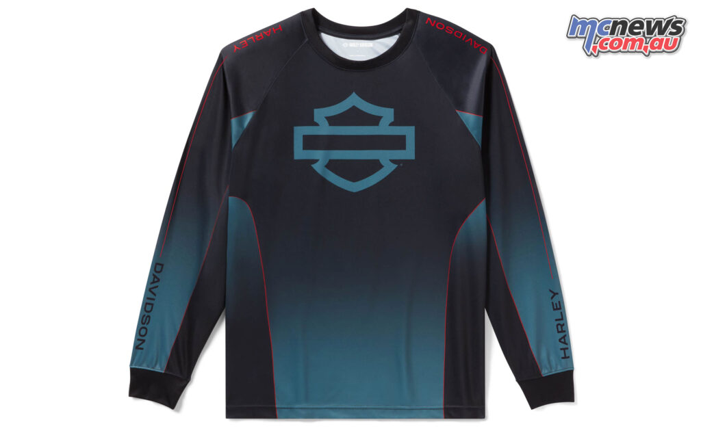 Harley Moto Jersey Knit (Grey/Red) - $120.00