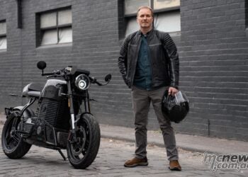 Marc Alexander CEO of Australian electric motorcycle manufacturer Savic Motorcycles