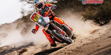 Howes leads Honda HRC 1-2 at Dakar Stage 11