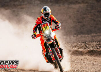 Sanders extends lead as Benavides wins Dakar Stage Seven