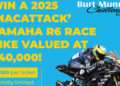 $40,000 motorcycle to be won in Burt Munro Challenge raffle
