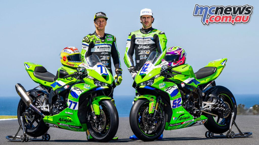 Kawasaki reveal 2026 World Superbike and SSP livery at P.I. as