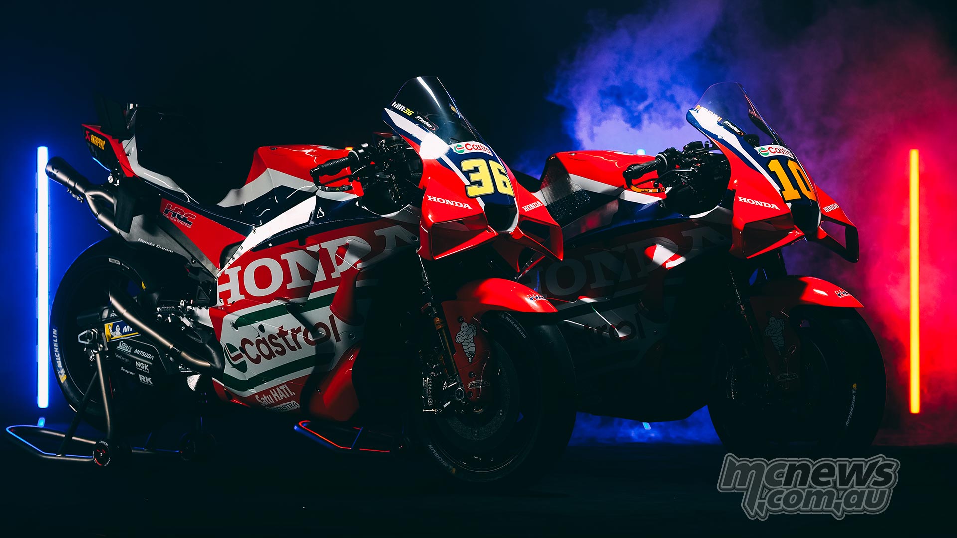 The 2026 HRC MotoGP machine in high-res detail – Team Launch