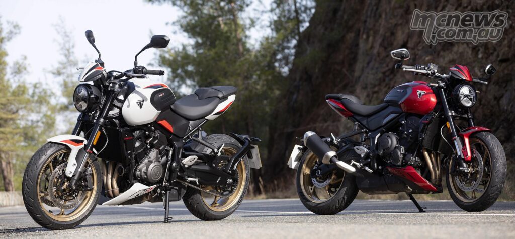 The 800 mirrors the earlier 660 Trident colourway with Ash Grey, but adds Carnival Red (pictured) and a blacked out Jet Black option