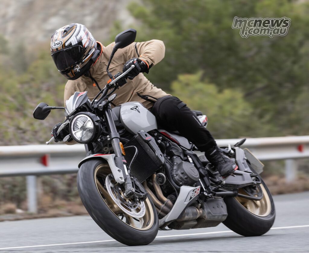 Electronics are basic with three ride modes and traction control, including wheelie control