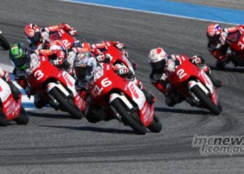 Ups and downs for Aussie youngsters at Moto4 Asia Cup opener