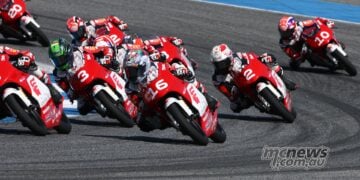 Ups and downs for Aussie youngsters at Moto4 Asia Cup opener